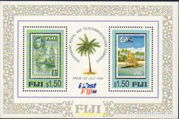Sellos: 87317 MNH FIJI 1996 INDEPENDENCIA DE CORREOS Y LAS TELECOMUNICACIONES