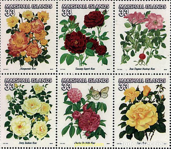 Sellos: 342372 MNH MARSHALL Islas 2000 ROSAS