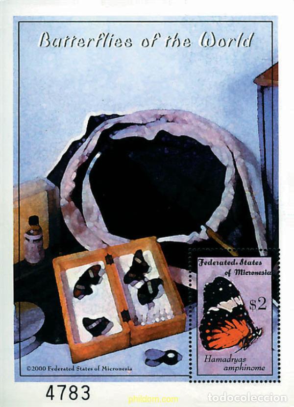 Sellos: 344046 MNH MICRONESIA 2000 MARIPOSAS DEL MUNDO