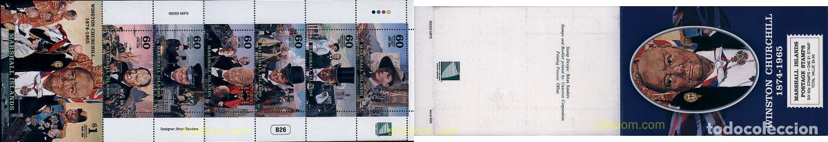 Sellos: 2599 MNH MARSHALL Islas 2000 EN MEMORIA DE SIR WINSTON CHURCHILL