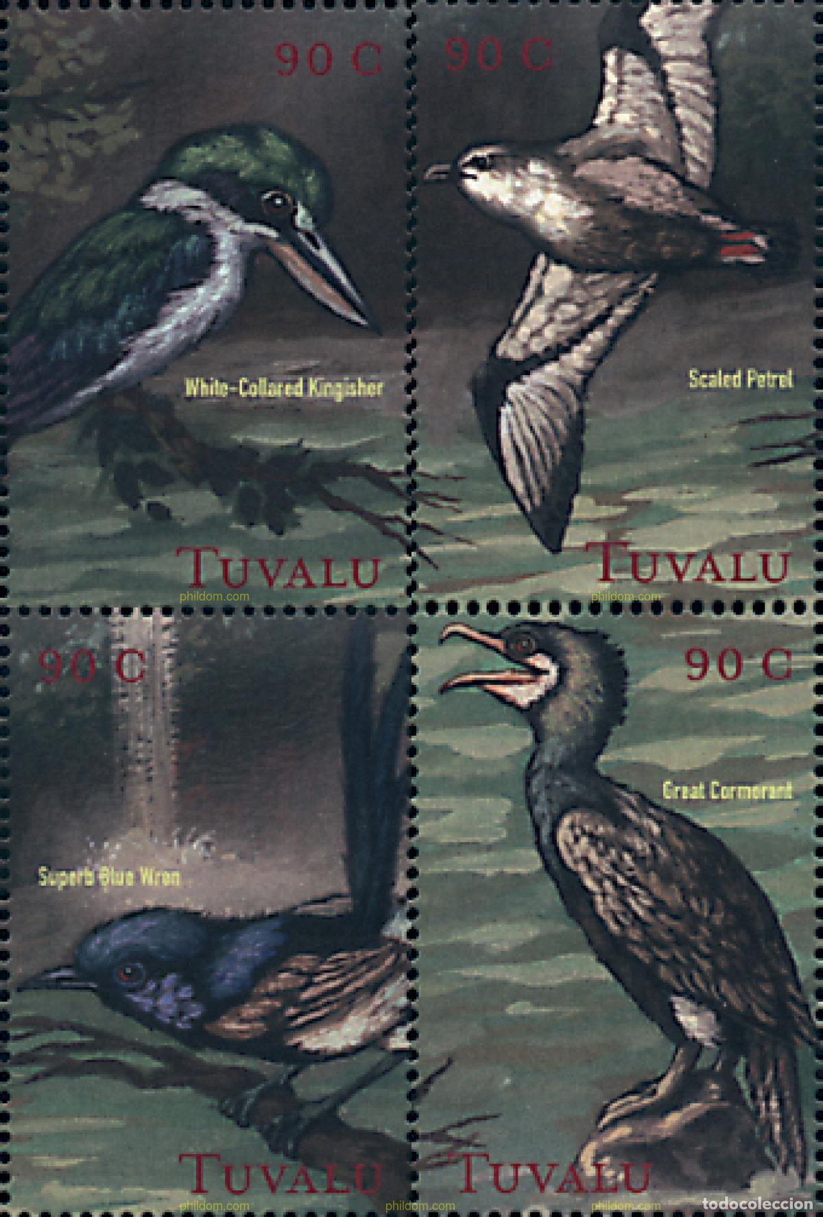 Sellos: 580080 MNH TUVALU 2000 AVES