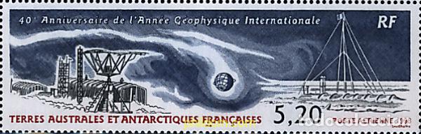 Sellos: 50973 MNH ANTARTIDA FRANCESA 1998 40 ANIVERSARIO DEL A&Ntilde;O GEOFISICO INTERNACIONAL