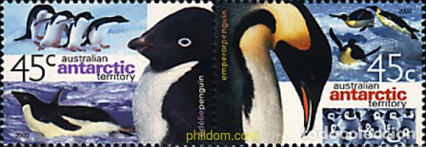Sellos: 6076 MNH ANTARTIDA AUSTRALIANA 2000 FAUNA ANTARTICA