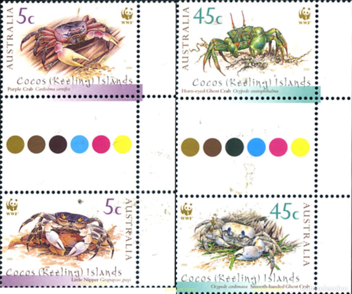 Sellos: 3948 MNH COCOS Islas 2000 CANGREJOS