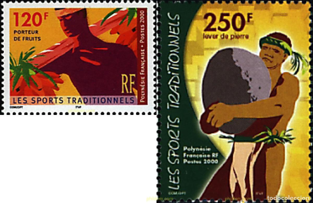 Sellos: 69496 MNH POLINESIA FRANCESA 2000 DEPORTES TRADICIONALES
