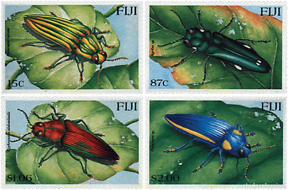 Sellos: 53061 MNH FIJI 2000 COLEOPTEROS