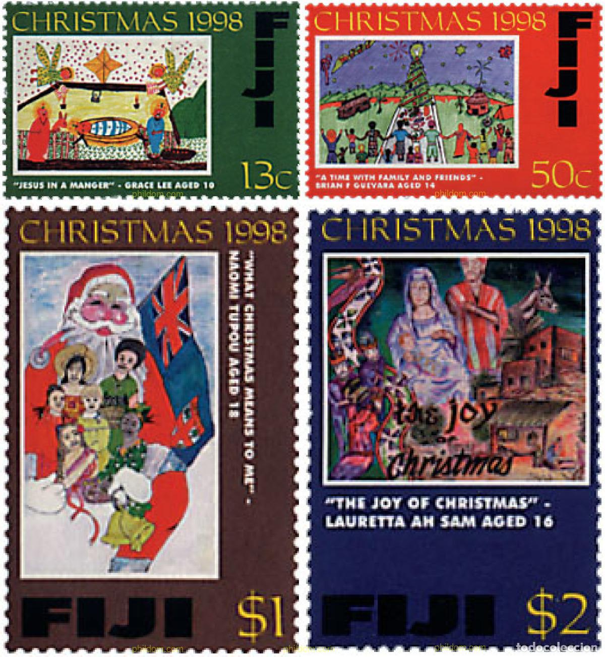 Sellos: 53046 MNH FIJI 1998 NAVIDAD