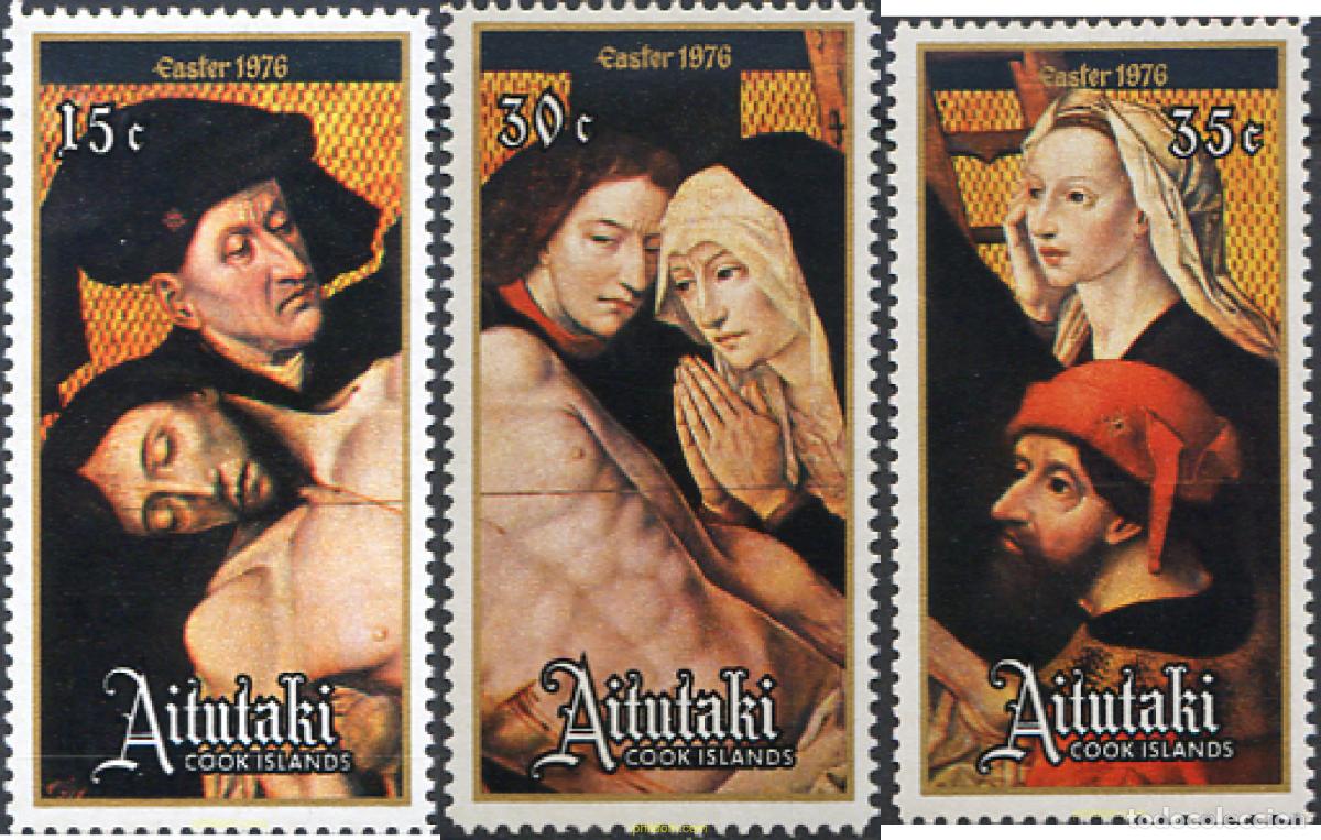 Sellos: 53328 MNH AITUTAKI 1976 PINTURAS