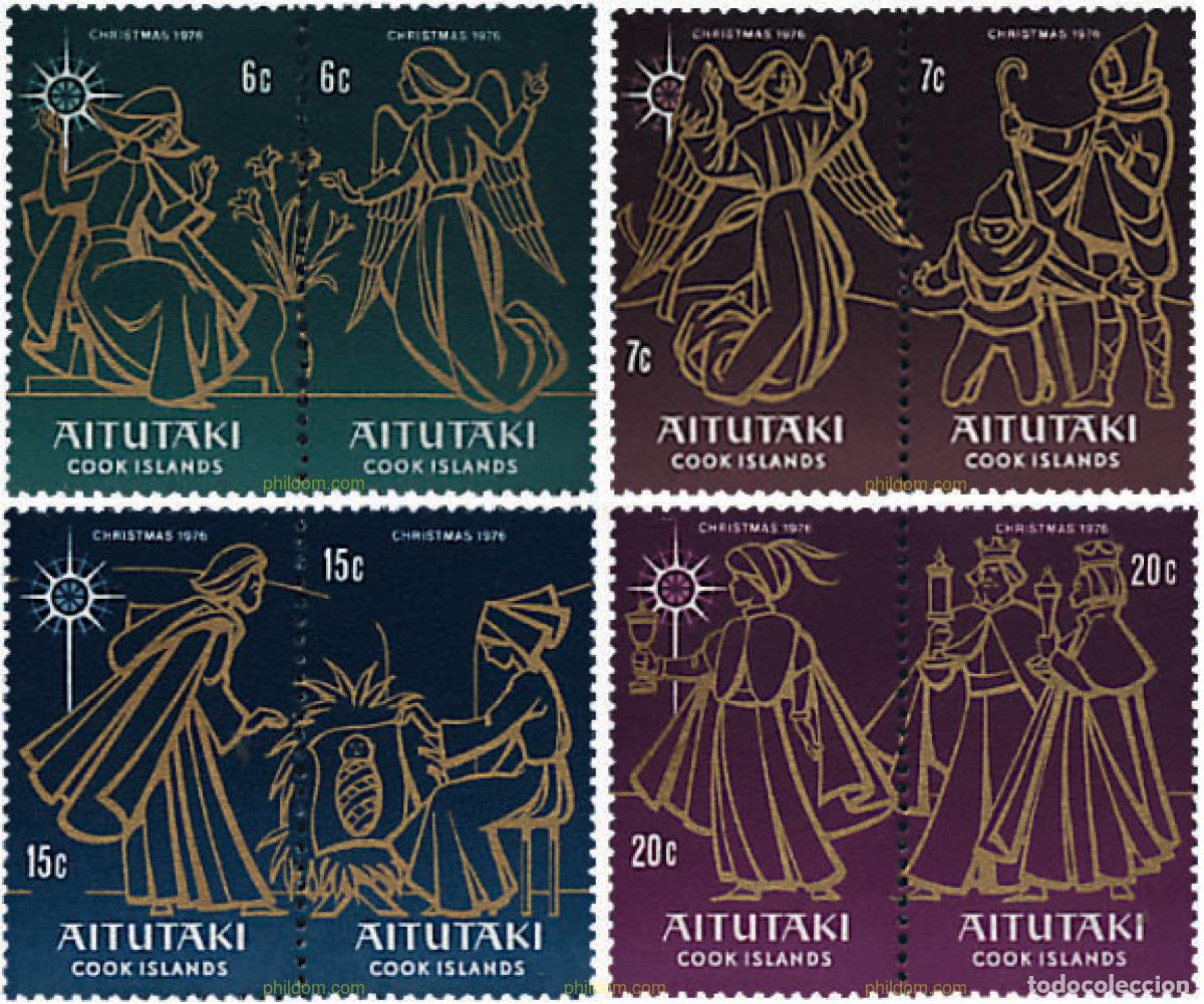 Sellos: 4616 MNH AITUTAKI 1976 NAVIDAD