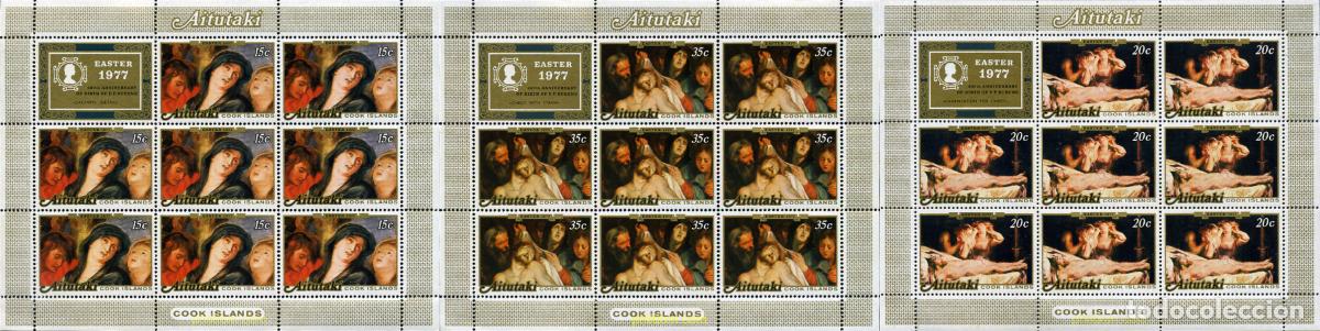 Sellos: 285384 MNH AITUTAKI 1977 PINTURAS DE RUBENS