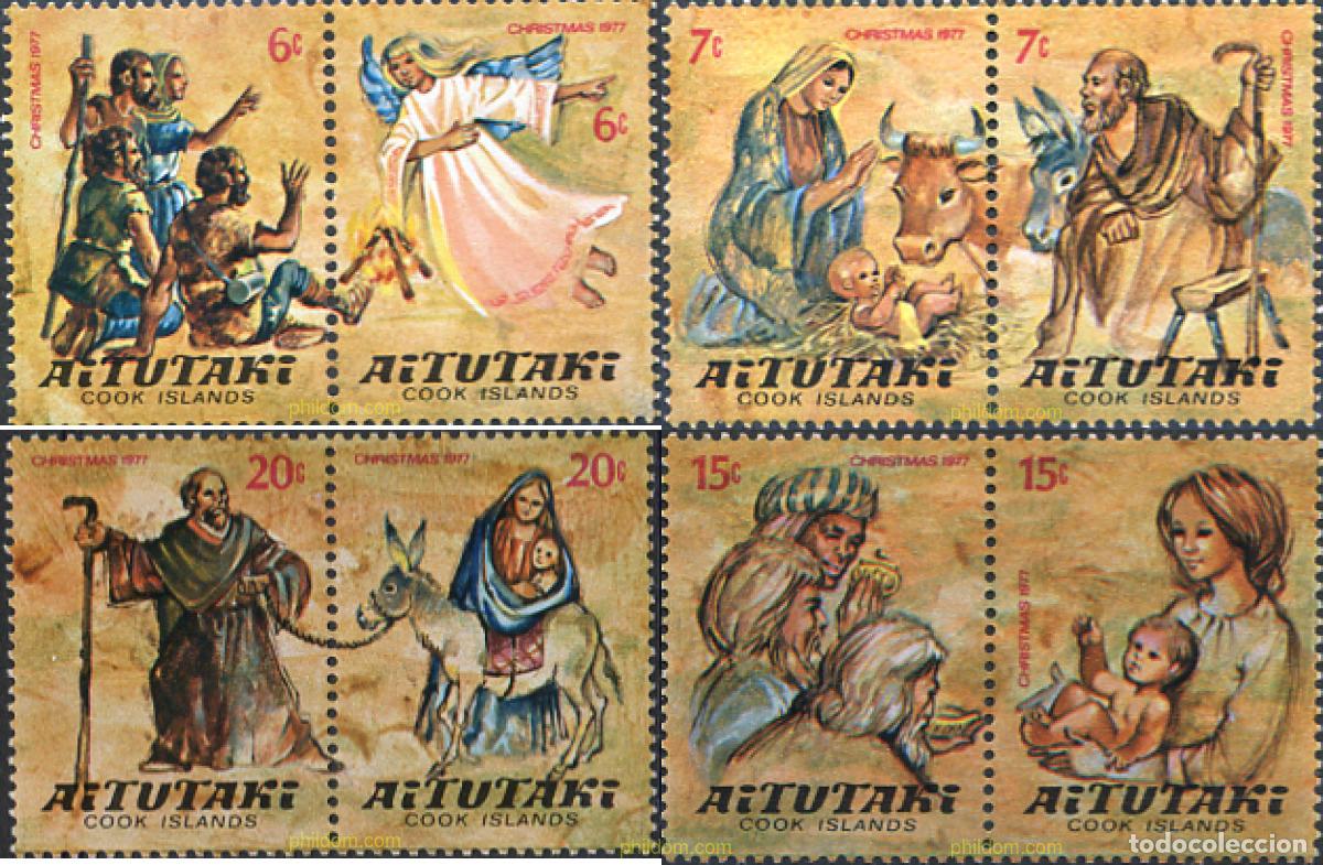 Sellos: 162876 MNH AITUTAKI 1977 NAVIDAD