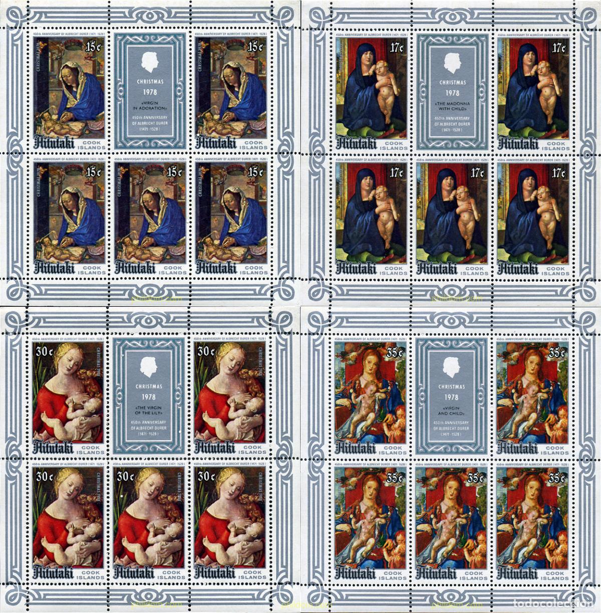 Sellos: 162912 MNH AITUTAKI 1978 NAVIDAD. 450 ANIVERSARIO DE LA MUERTE DE ALBERTO DURERO