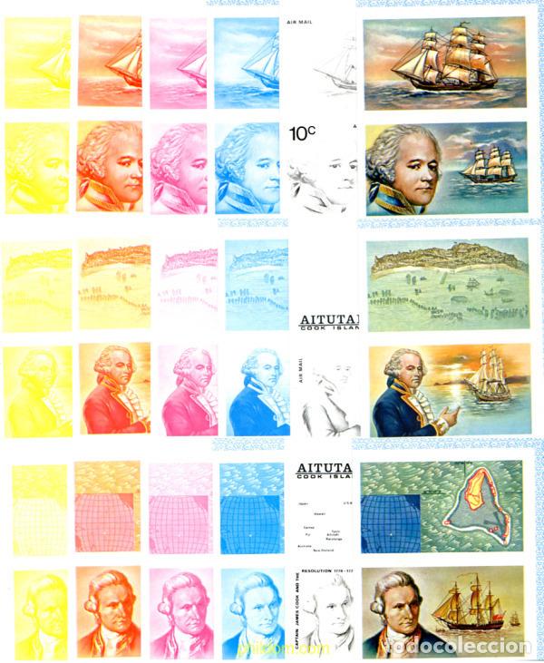 Sellos: 201249 MNH AITUTAKI 1974 DESCUBRIMIENTO DE AITUTAKI POR WILLIAM BLIGH