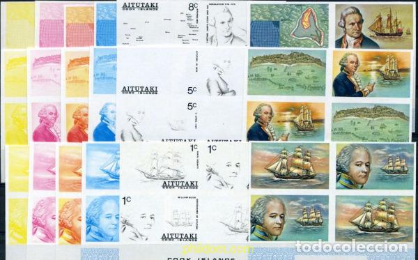 Sellos: 201254 MNH AITUTAKI 1974 DESCUBRIMIENTO DE AITUTAKI POR WILLIAM BLIGH