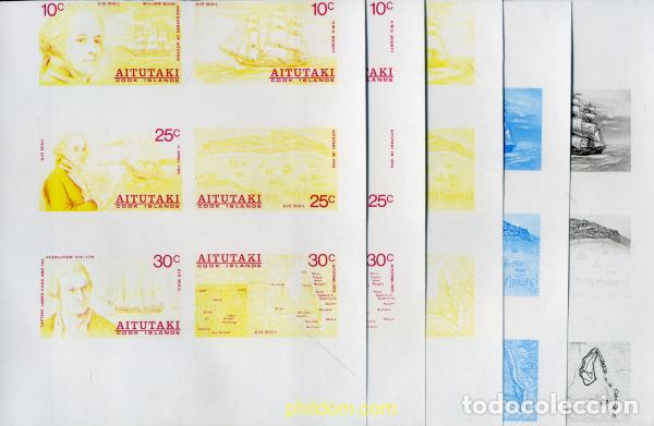 Sellos: 201259 MNH AITUTAKI 1974 DESCUBRIMIENTO DE AITUTAKI POR WILLIAM BLIGH