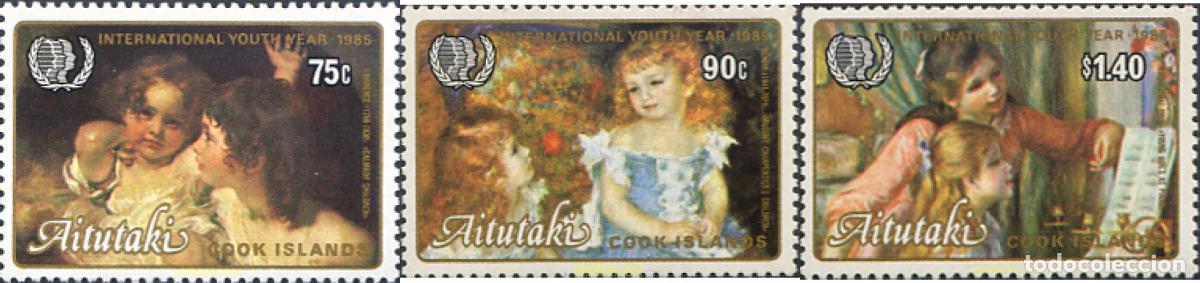 Sellos: 53517 MNH AITUTAKI 1985 A&Ntilde;O INTERNACIONAL DE LA JUVENTUD