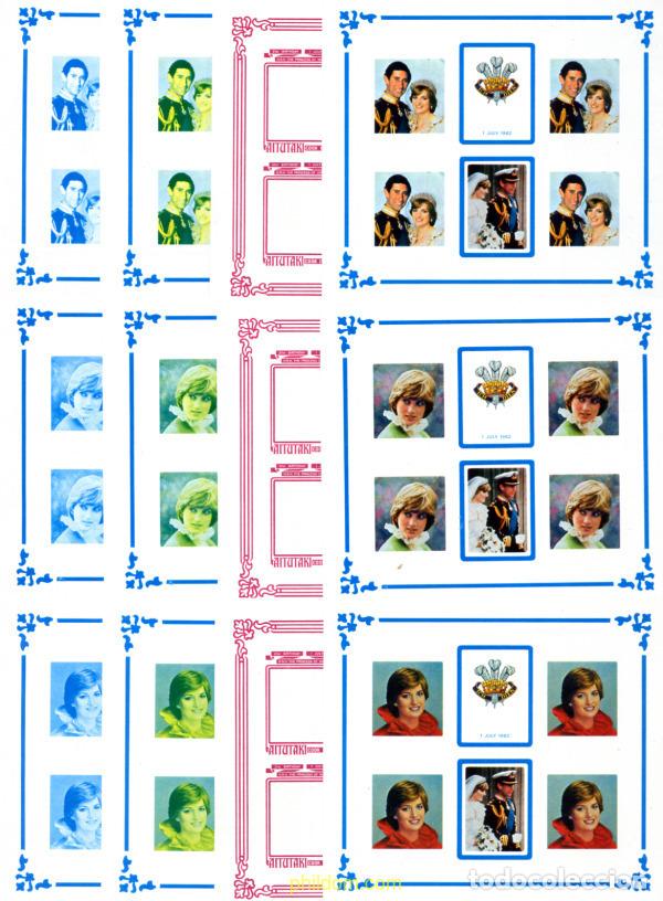 Sellos: 201415 MNH AITUTAKI 1982 21 ANIVERSARIO DE LA PRINCESA DE GALES