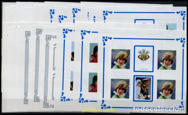 Sellos: 273142 MNH AITUTAKI 1982 21 ANIVERSARIO DE LA PRINCESA DE GALES