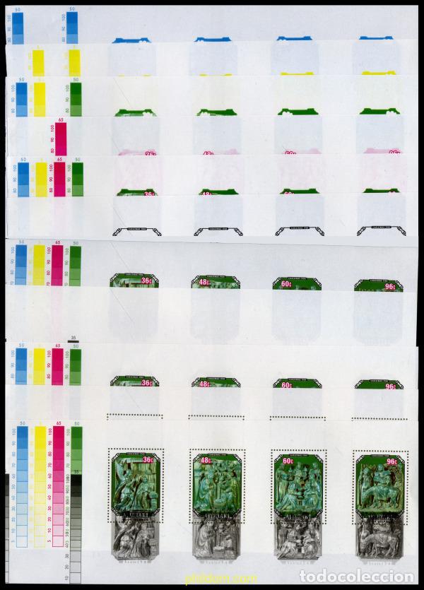 Sellos: 201607 MNH AITUTAKI 1984 NAVIDAD. ESCULTURAS
