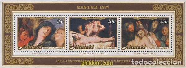 Sellos: 53615 MNH AITUTAKI 1977 PINTURAS DE RUBENS