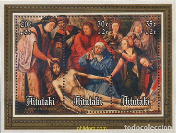 Sellos: 53664 MNH AITUTAKI 1980 PINTURAS DE QUENTIN MESTYS