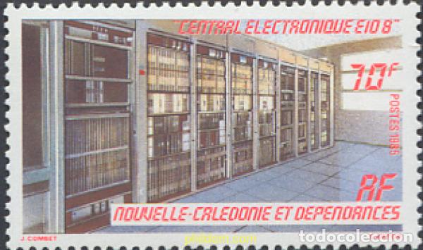 Sellos: 56765 MNH NUEVA CALEDONIA 1985 INAUGURACION DE LA CENTRAL ELECTRONICA