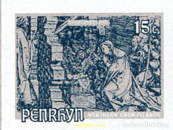 Sellos: 17706 MNH PENRHYN 1976 NAVIDAD