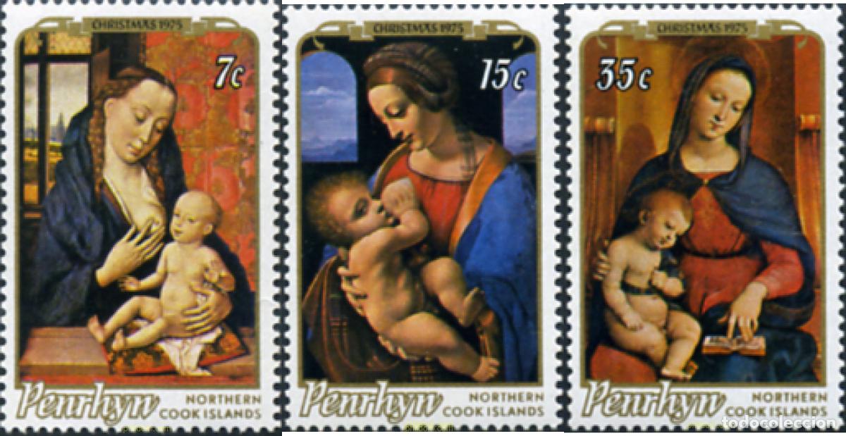 Sellos: 54877 MNH PENRHYN 1975 NAVIDAD