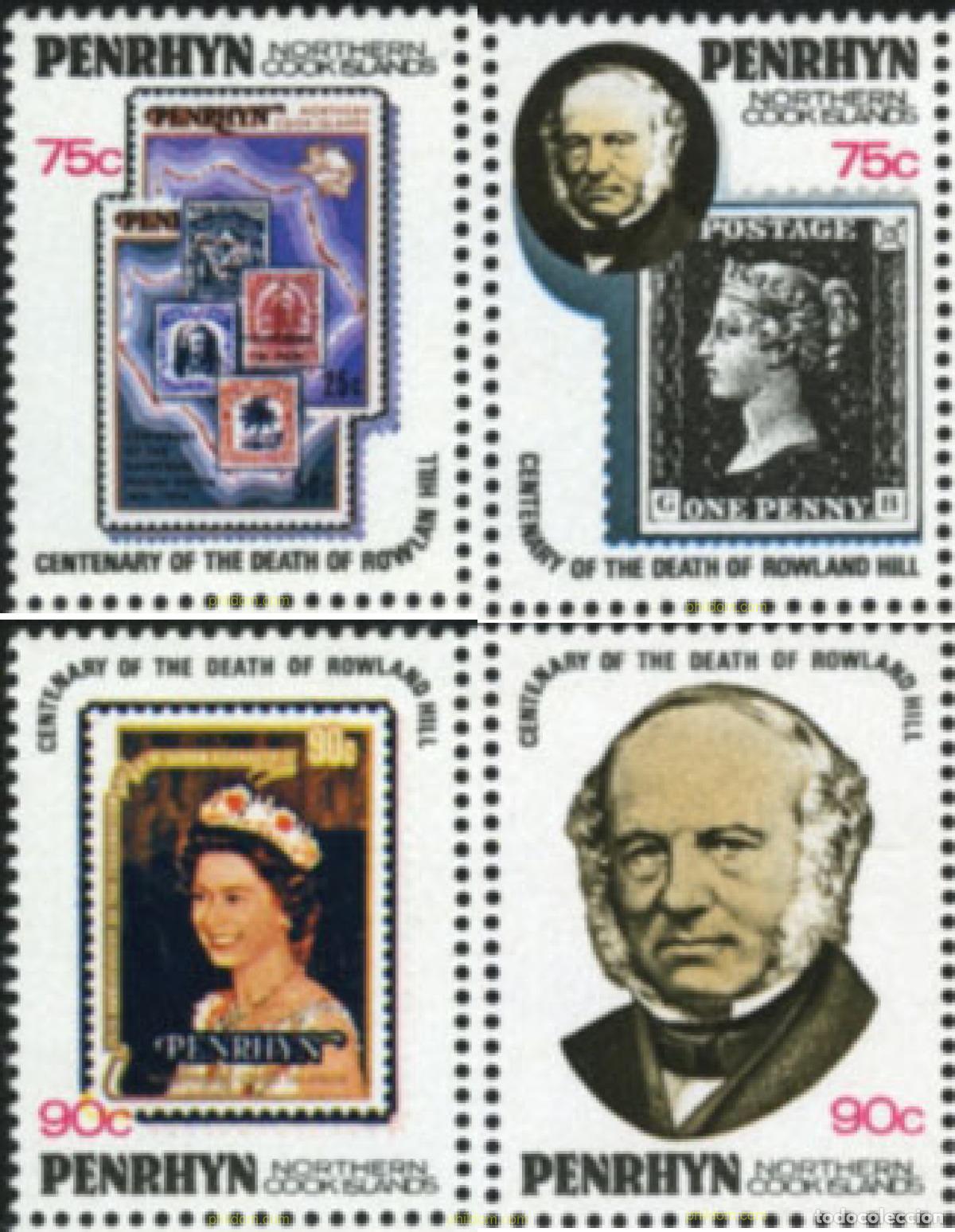 Sellos: 54887 MNH PENRHYN 1979 CENTENARIO DEL NACIMIENTO DE SIR ROWLAND HILL
