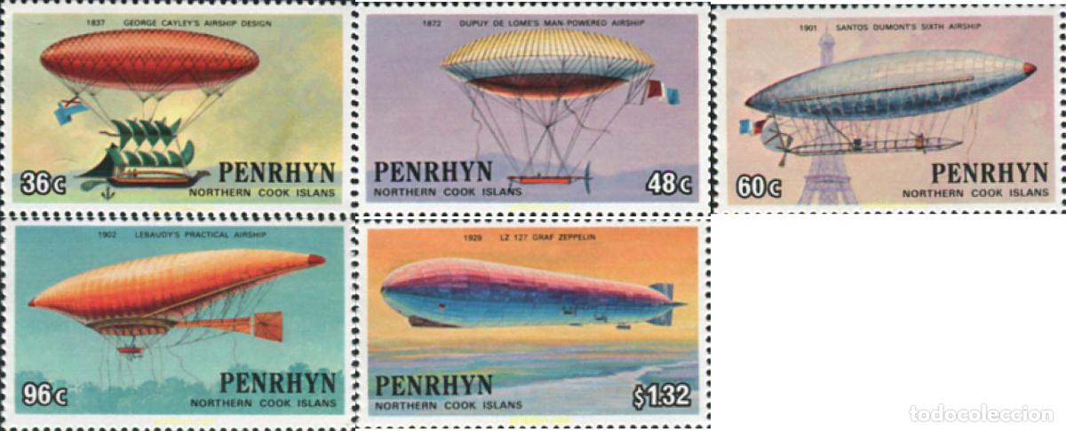 Sellos: 55058 MNH PENRHYN 1983 200 ANIVERSARIO DEL PRIMER VUELO DEL HOMBRE