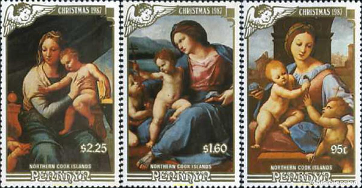 Sellos: 54933 MNH PENRHYN 1987 NAVIDAD