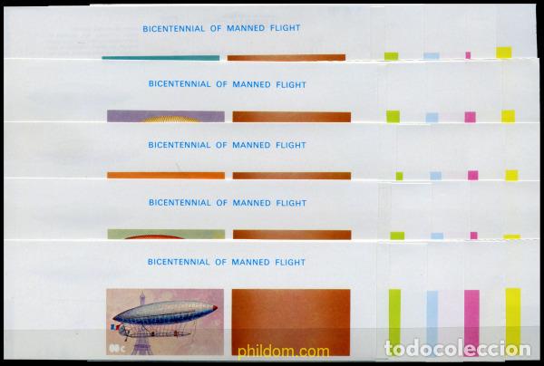 Sellos: 221179 MNH PENRHYN 1983 200 ANIVERSARIO DEL PRIMER VUELO DEL HOMBRE