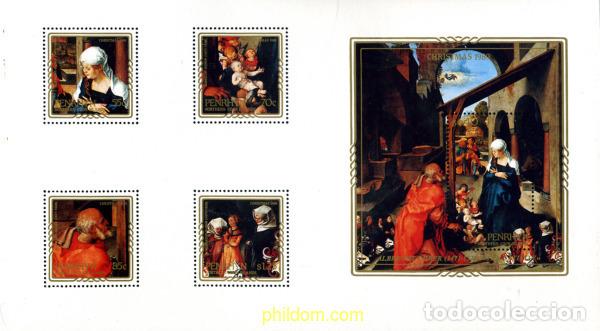 Sellos: 221195 MNH PENRHYN 1989 NAVIDAD