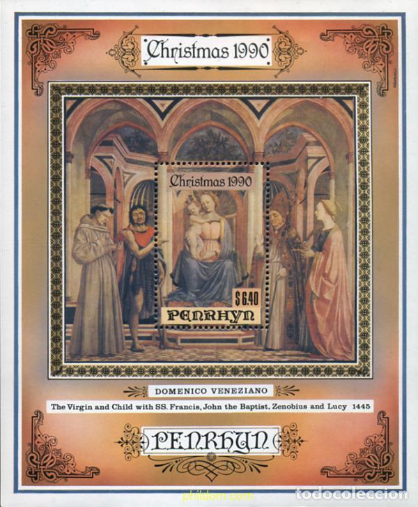 Sellos: 80261 MNH PENRHYN 1990 NAVIDAD