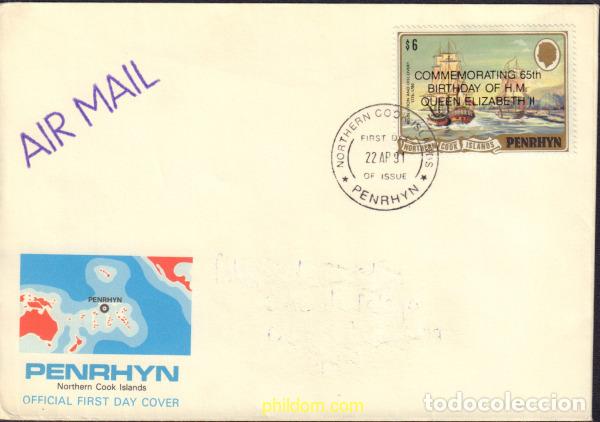 Sellos: 549157 MNH PENRHYN 1991 65 ANIVERSARIO DE ISABEL II