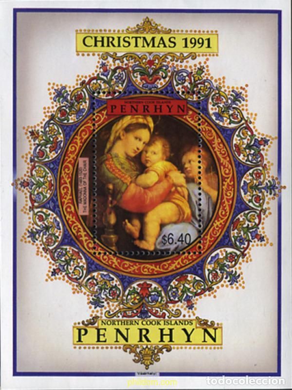 Sellos: 54984 MNH PENRHYN 1991 NAVIDAD