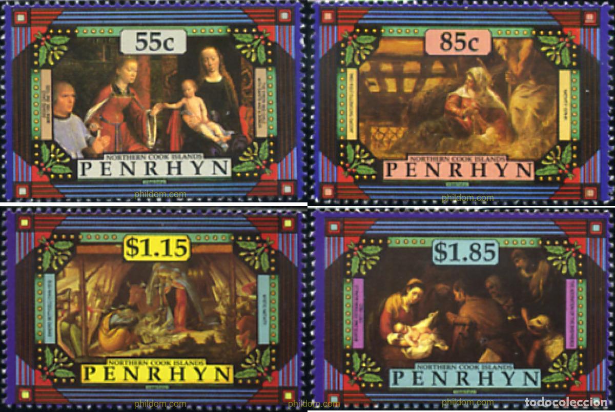 Sellos: 54981 MNH PENRHYN 1991 NAVIDAD