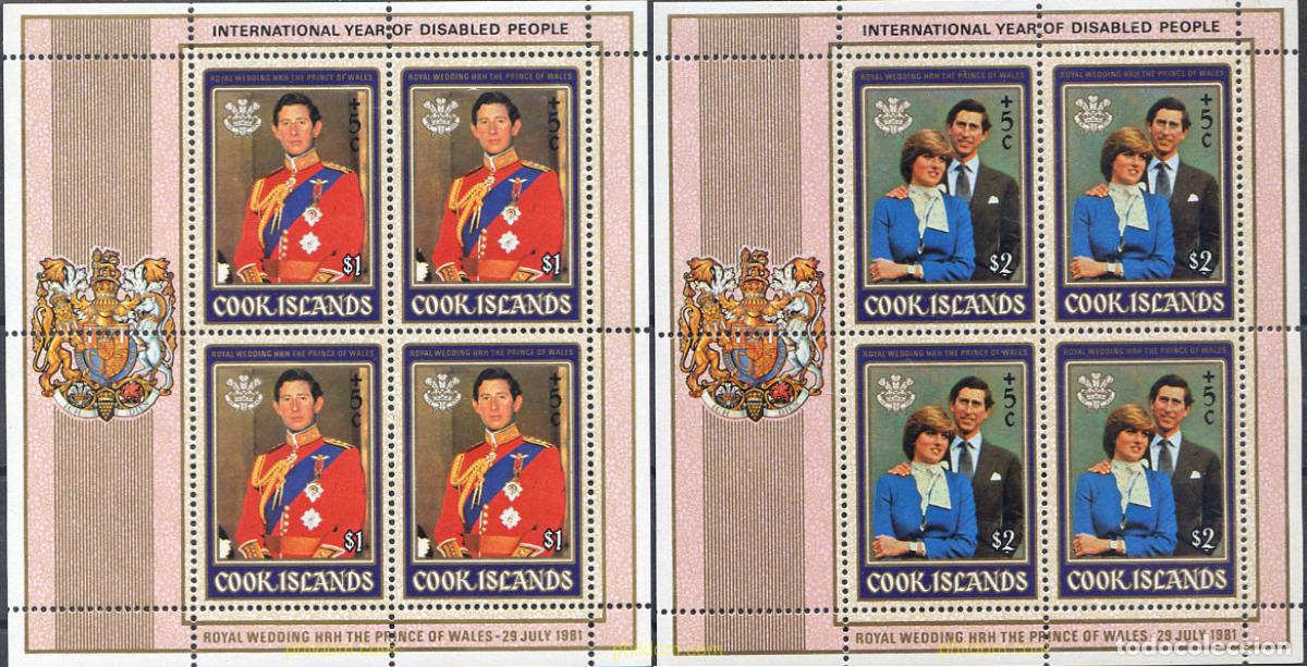 Sellos: 303147 MNH COOK Islas 1981 PRO DISCAPACITADOS