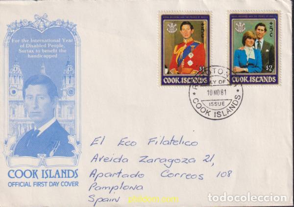 Sellos: 421018 MNH COOK Islas 1981 BODA DEL PRINCIPE CARLOS Y LADY DIANA SPENCER