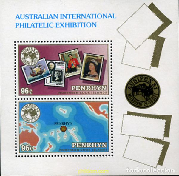 Sellos: 55074 MNH PENRHYN 1984 AUSIPEX 84. EXPOSICION FILATELICA INTERNACIONAL