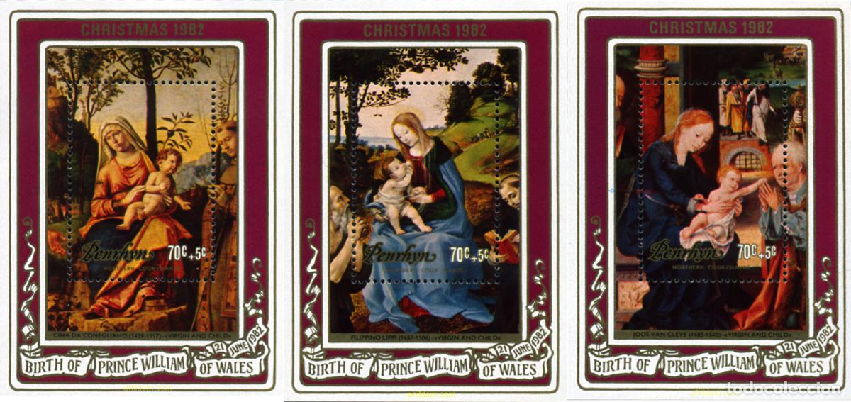 Sellos: 55041 MNH PENRHYN 1982 NAVIDAD