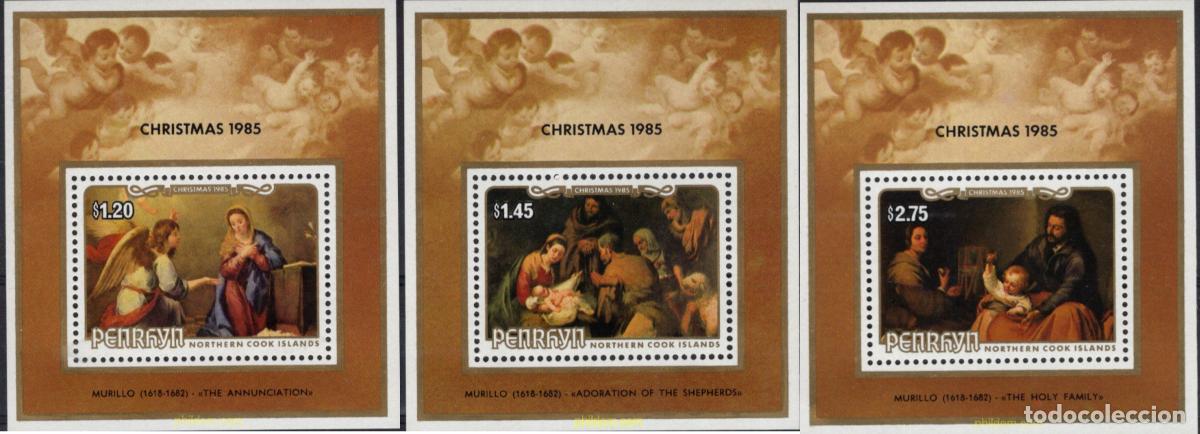 Sellos: 55092 MNH PENRHYN 1985 NAVIDAD