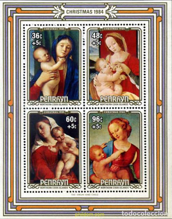 Sellos: 55082 MNH PENRHYN 1984 NAVIDAD
