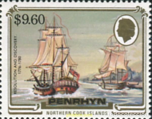 Sellos: 660421 MNH PENRHYN 1984 BARCOS DE VELA