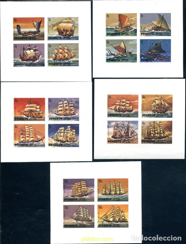 Sellos: 221130 MNH PENRHYN 1981 BARCOS