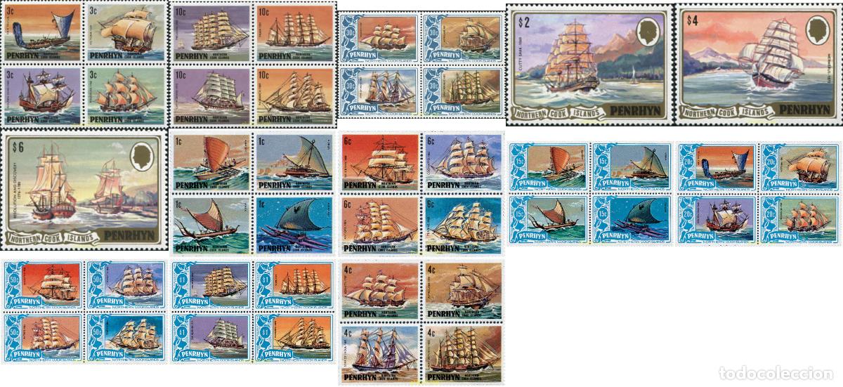 Sellos: 609510 MNH PENRHYN 1981 BARCOS