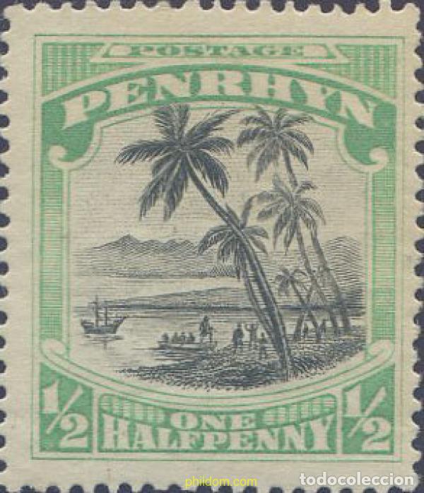 Sellos: 660243 HINGED PENRHYN 1927 MOTIVOS VARIOS