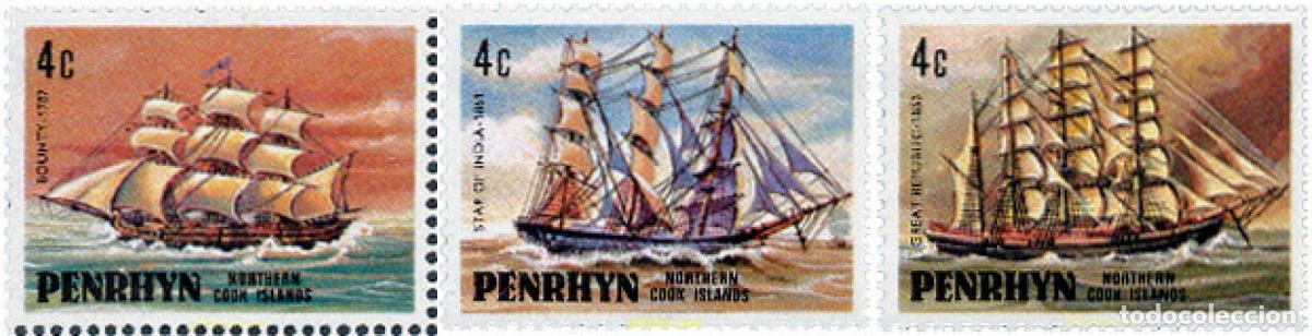 Sellos: 638371 MNH PENRHYN 1981 BARCOS