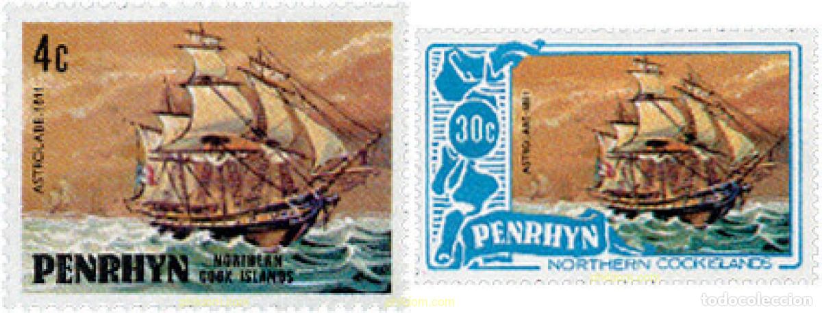 Sellos: 676571 MNH PENRHYN 1981 BARCOS
