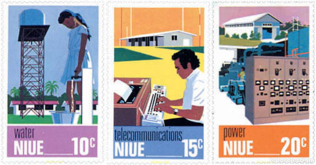 Sellos: 56328 MNH NIUE 1976 SERVICIOS PUBLICOS